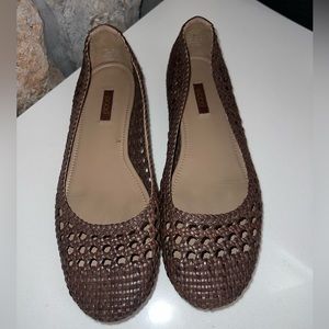 Ecco Kelly Woven Ballerina Flats Size 40